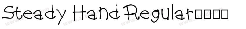 Steady Hand Regular字体转换